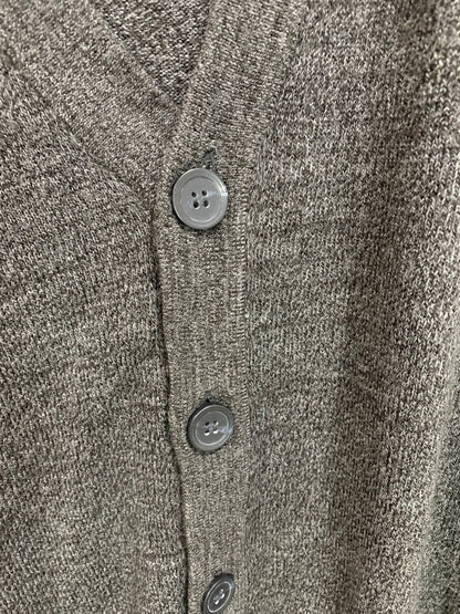 Size 5XL Harbor Bay Mens New Gray Cardigan Soft Lightweight