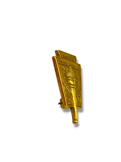 Vintage Goldtone National Honor Society Lapel Pin .75"