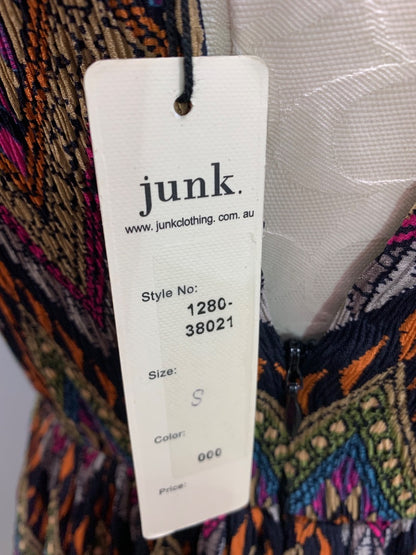 Small Junk Clothing New Tribal Aztec Print Maxi Dress  Lined