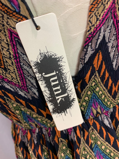 Small Junk Clothing New Tribal Aztec Print Maxi Dress  Lined