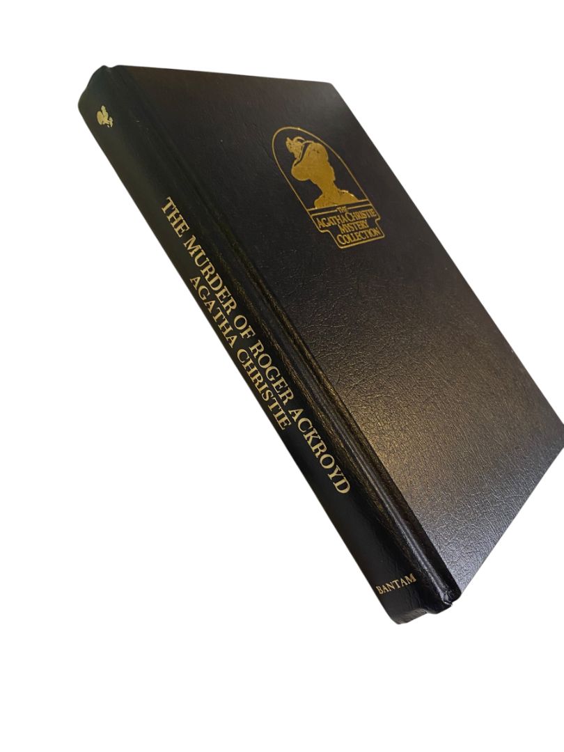 Agatha Christie Mystery Collection Bantam Leatherette The Murder of Roger Ackroyd 1980s