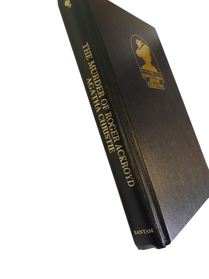 Agatha Christie Mystery Collection Bantam Leatherette The Murder of Roger Ackroyd 1980s
