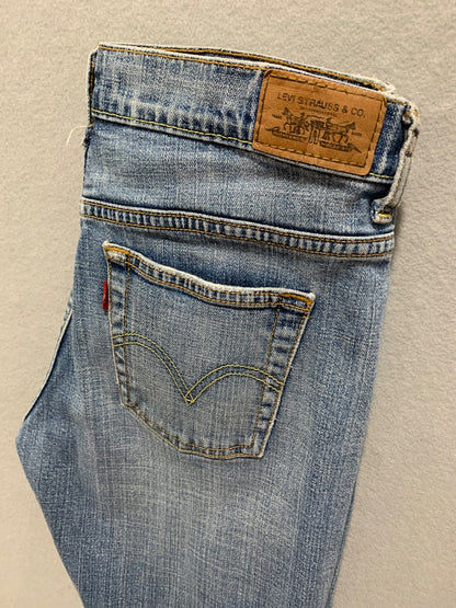 Size 6M Levis 515 Womens Boot Cut Jeans Denim Medium Wash