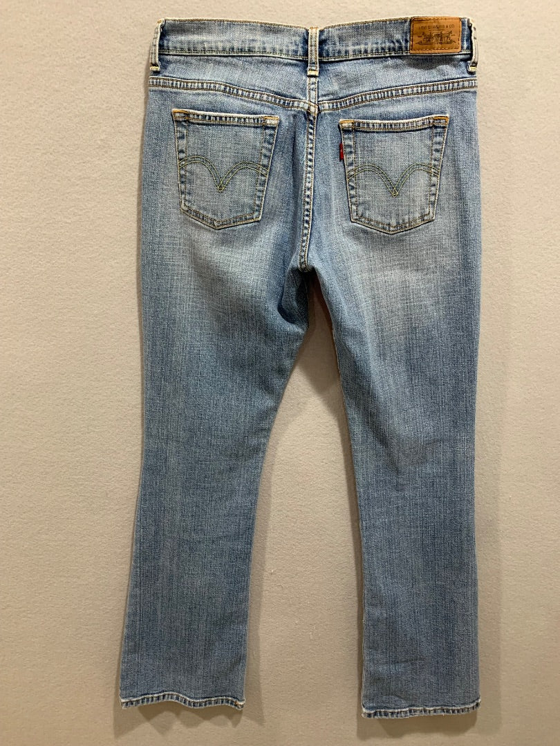 Size 6M Levis 515 Womens Boot Cut Jeans Denim Medium Wash