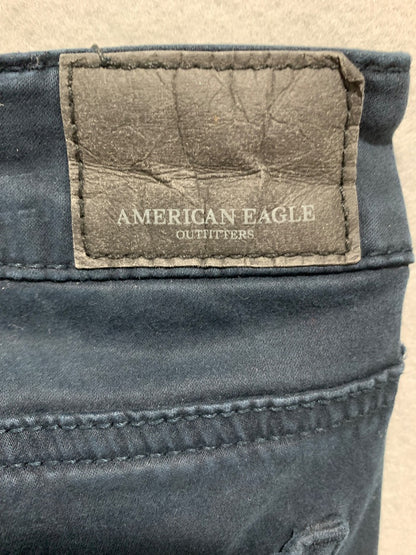 Size 4 American Eagle Womens Navy Blue Jegging Super Stretch X