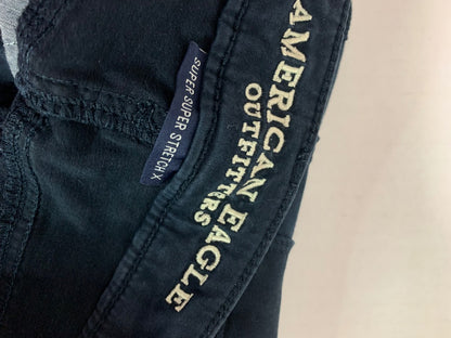 Size 4 American Eagle Womens Navy Blue Jegging Super Stretch X