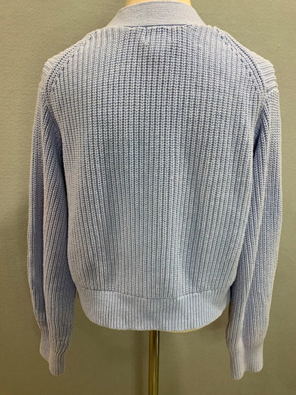 Size XS H&M Womens Lilac Cardigan Sweater Thick Knit