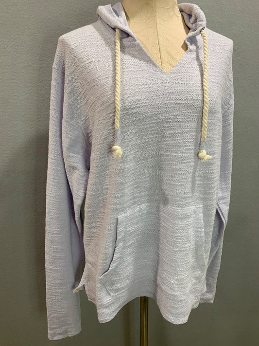 Large Day Break Womens Baha Style Hoodie Pale Lilac Sweatshirt