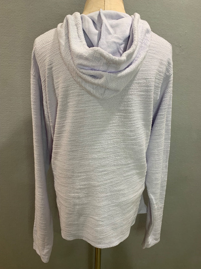Large Day Break Womens Baha Style Hoodie Pale Lilac Sweatshirt