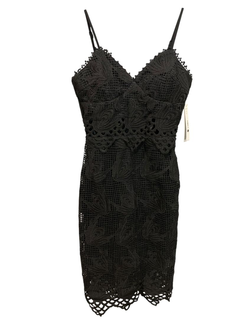 Small Aqua Urban Outfitters Black Lace V-Neck New Dress