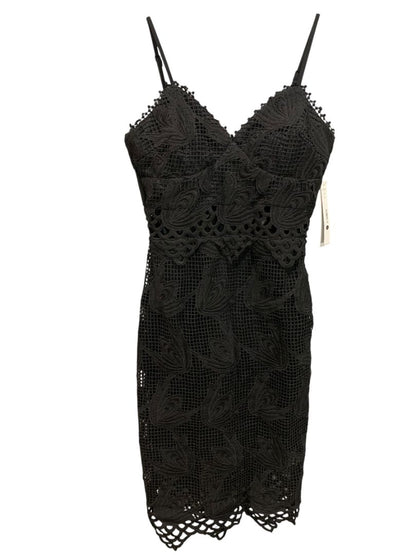 Small Aqua Urban Outfitters Black Lace V-Neck New Dress