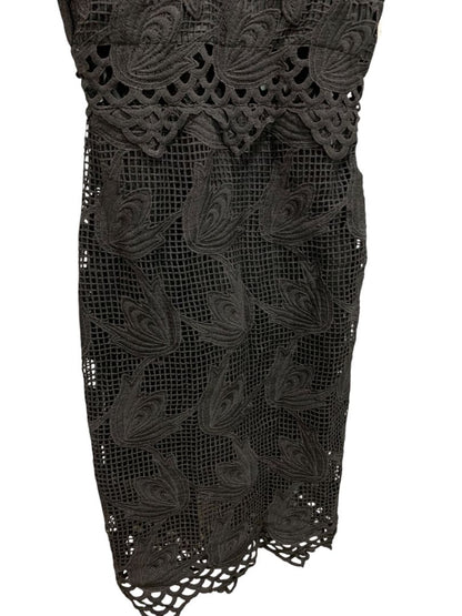 Small Aqua Urban Outfitters Black Lace V-Neck New Dress