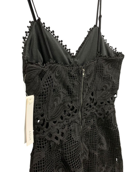 Small Aqua Urban Outfitters Black Lace V-Neck New Dress
