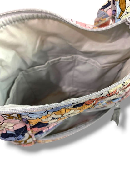 Vera Bradley Hipster Crossbody Bag Aloha Blooms Quilted Cotton