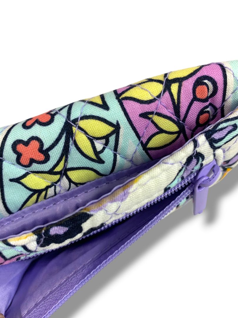Vera Bradley RFID Mini Tri-Fold Wallet Maddalena Paisley Soft