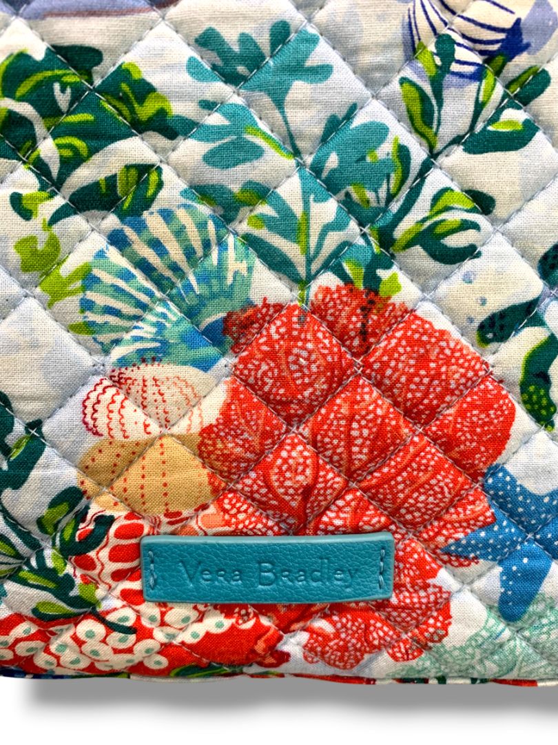 Vera Bradley Triple Zip Hipster Crossbody Bag in Shore Thing Ocean Pattern