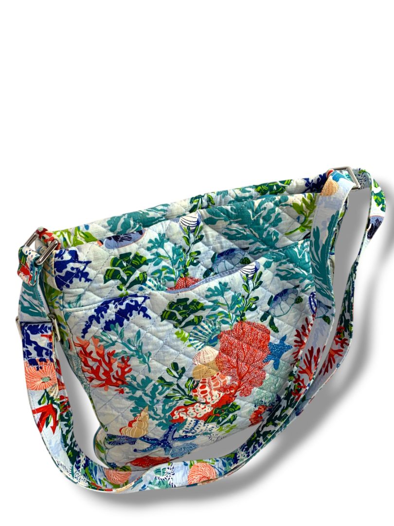 Vera Bradley Triple Zip Hipster Crossbody Bag in Shore Thing Ocean Pattern