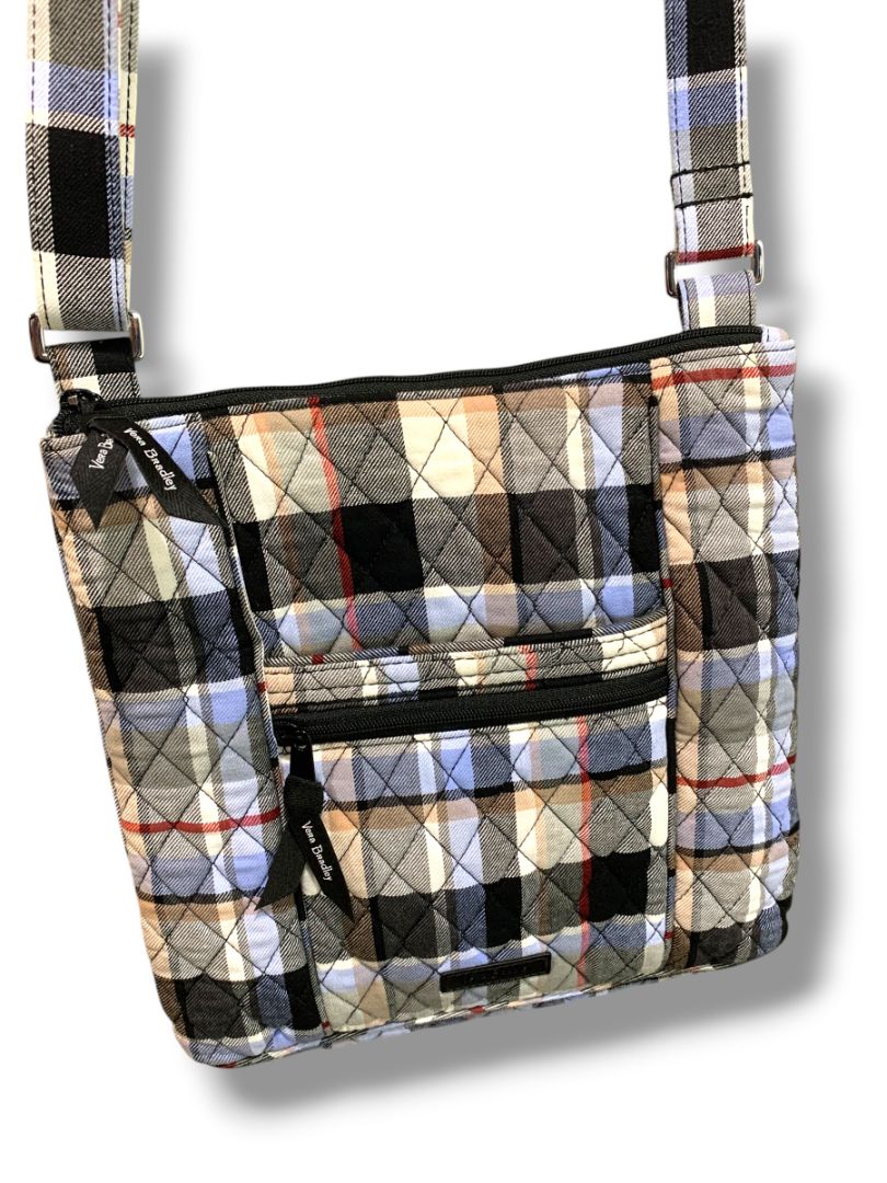 Vera Bradley Perfectly Plaid Hipster Crossbody Bag