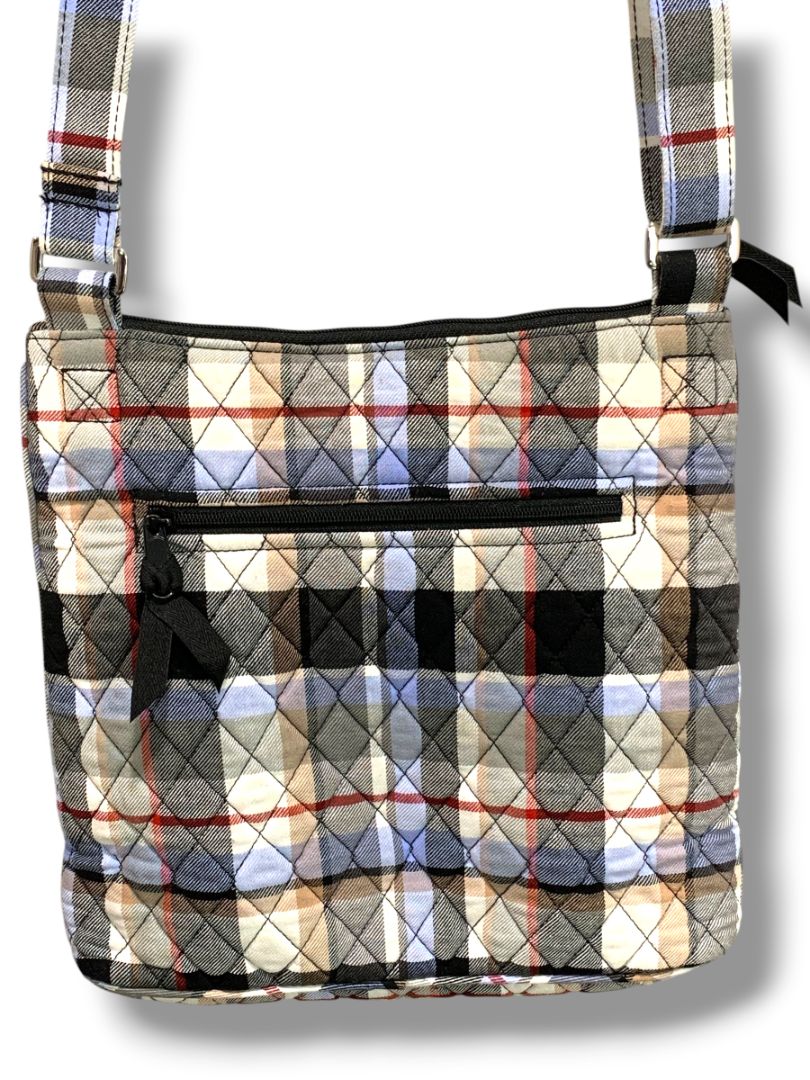 Vera Bradley Perfectly Plaid Hipster Crossbody Bag