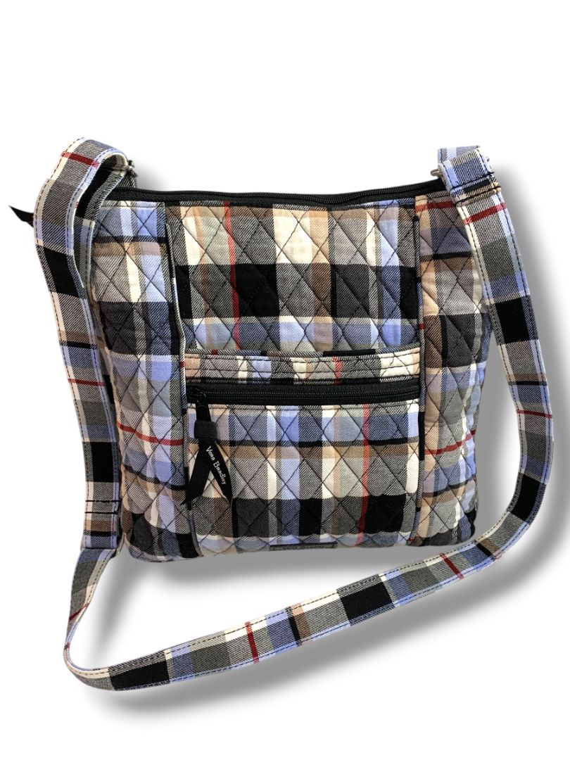 Vera Bradley Perfectly Plaid Hipster Crossbody Bag