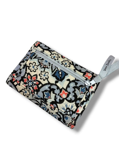 Vera Bradley Bi-Fold Snap RFID Wallet Lisbon Pattern Change Zip Pocket