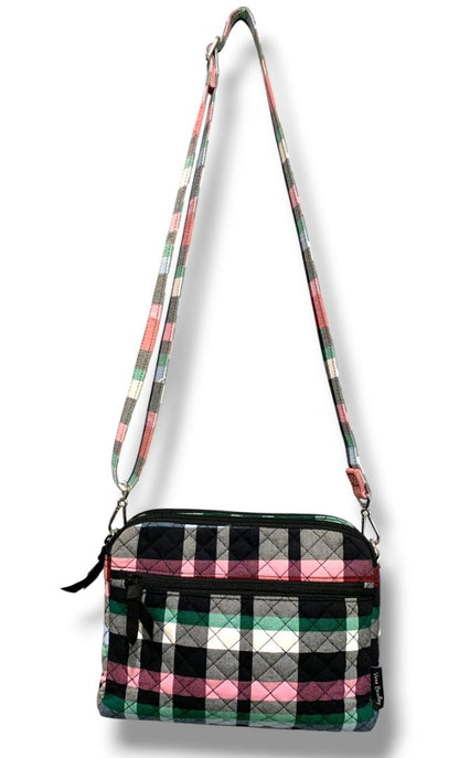 Vera Bradley Retro Metro RFID Crossbody Bag in Perfectly Plaid
