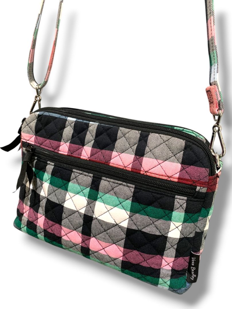 Vera Bradley Retro Metro RFID Crossbody Bag in Perfectly Plaid