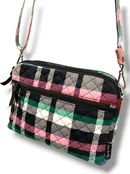 Vera Bradley Retro Metro RFID Crossbody Bag in Perfectly Plaid