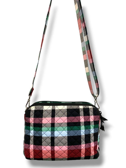 Vera Bradley Retro Metro RFID Crossbody Bag in Perfectly Plaid