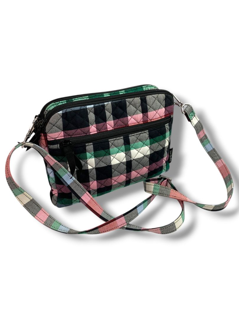 Vera Bradley Retro Metro RFID Crossbody Bag in Perfectly Plaid