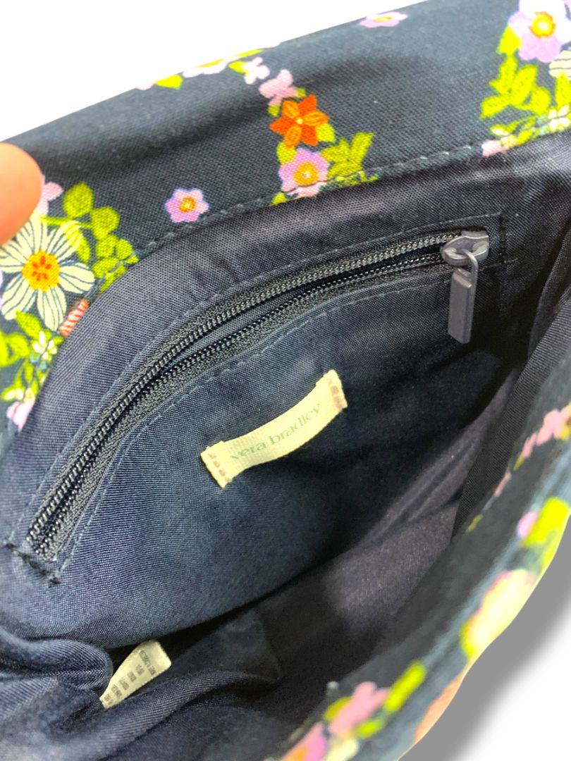 Vera Bradley Small Flap Hipster Bag in Paisley Rain Quilted Cotton Crossbody