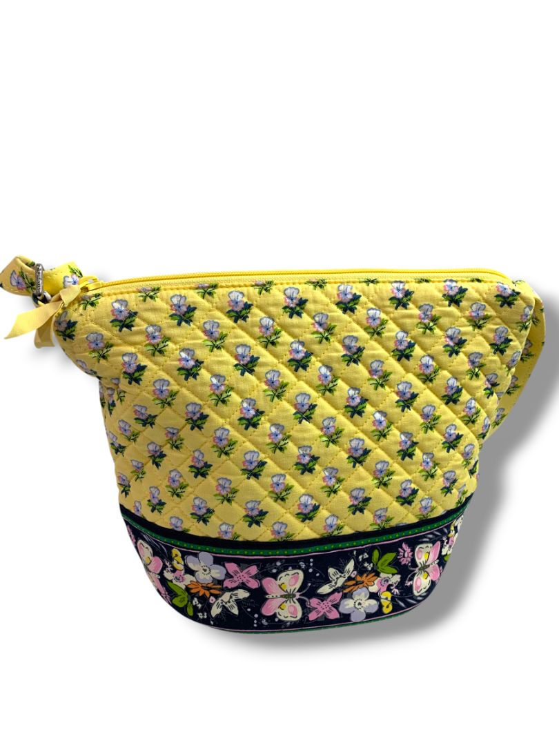 Vera Bradley Bucket Crossbody Bag Kinda Katherine Butter Yellow Floral