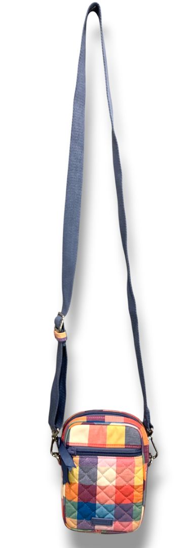 Vera Bradley Small Convertible Crossbody in Tropics Plaid RFID Bag