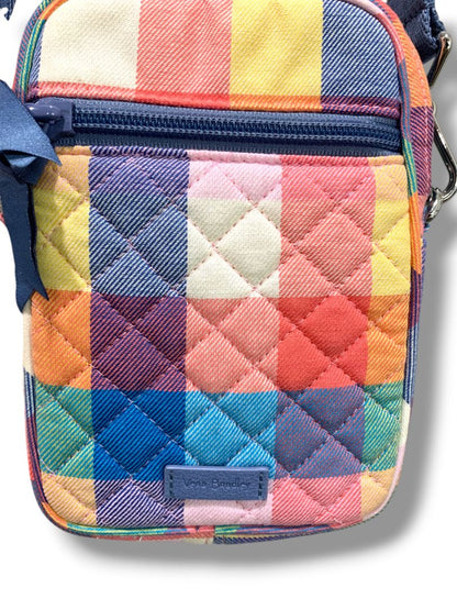 Vera Bradley Small Convertible Crossbody in Tropics Plaid RFID Bag