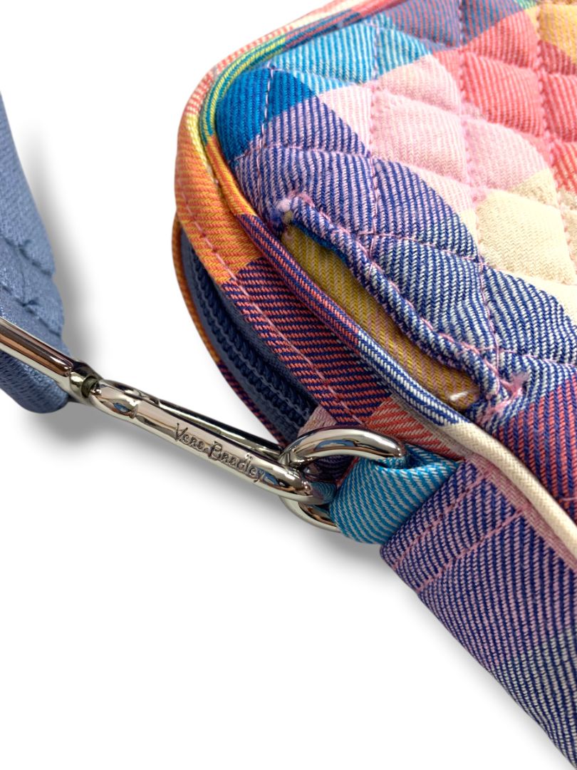 Vera Bradley Small Convertible Crossbody in Tropics Plaid RFID Bag