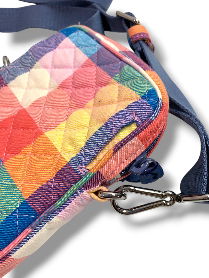 Vera Bradley Small Convertible Crossbody in Tropics Plaid RFID Bag