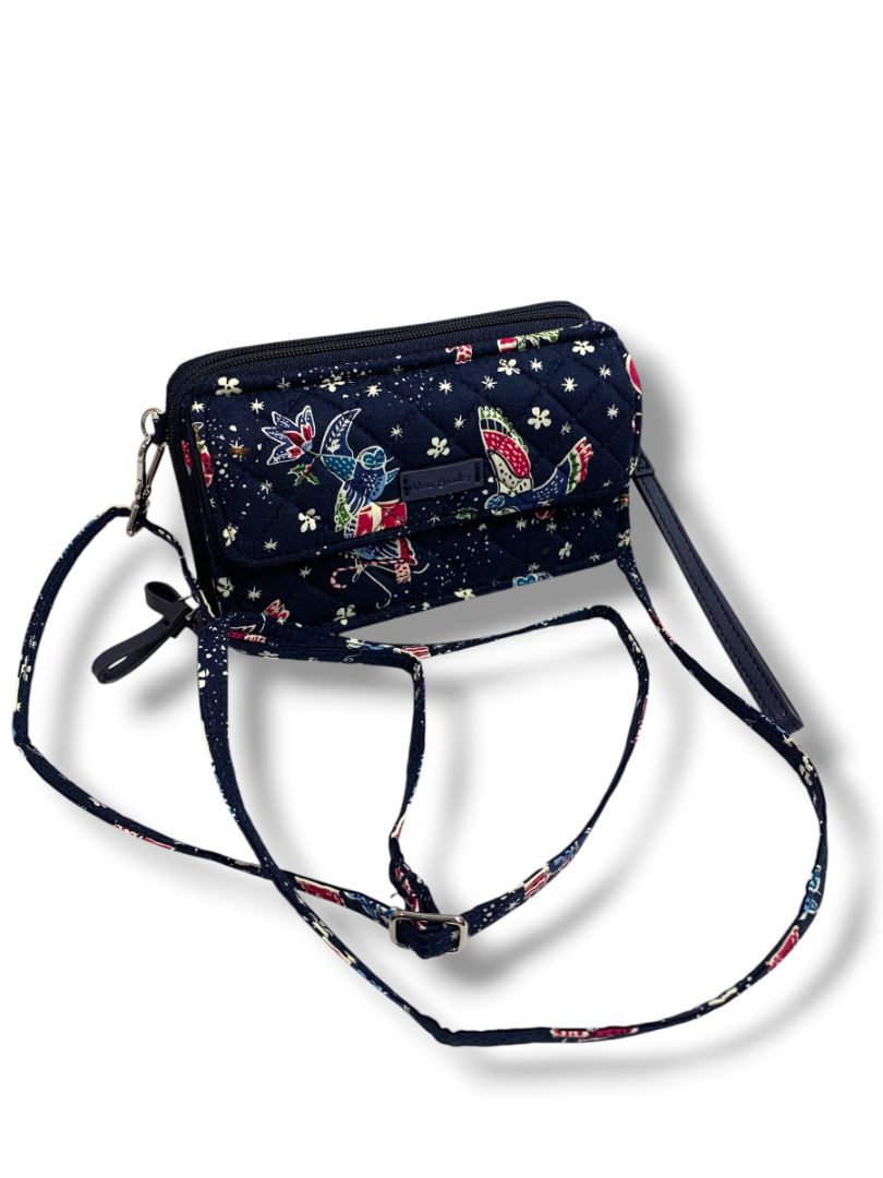 Vera Bradley All in One Crossbody Bag Holiday Owls RFID