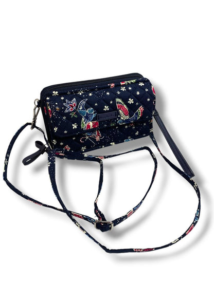 Vera Bradley All in One Crossbody Bag Holiday Owls RFID
