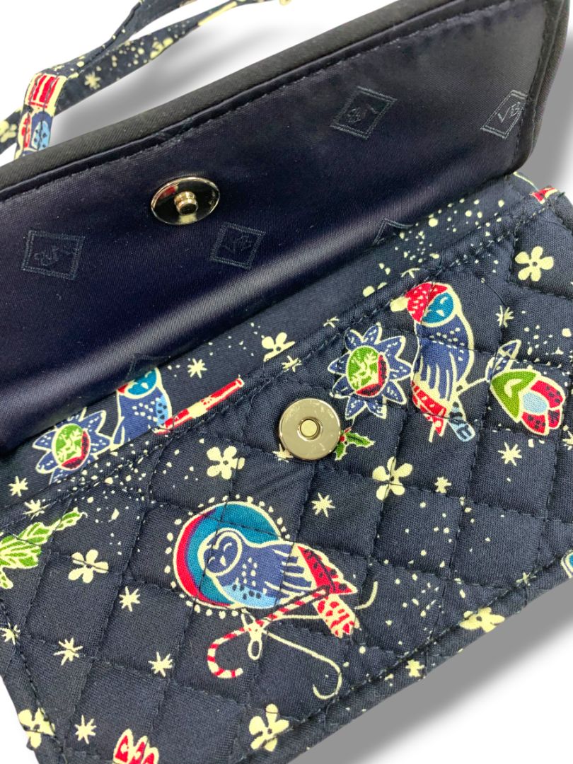 Vera Bradley All in One Crossbody Bag Holiday Owls RFID