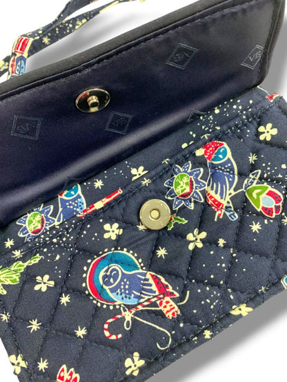 Vera Bradley All in One Crossbody Bag Holiday Owls RFID
