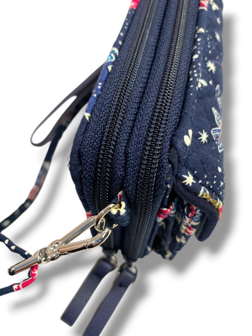 Vera Bradley All in One Crossbody Bag Holiday Owls RFID