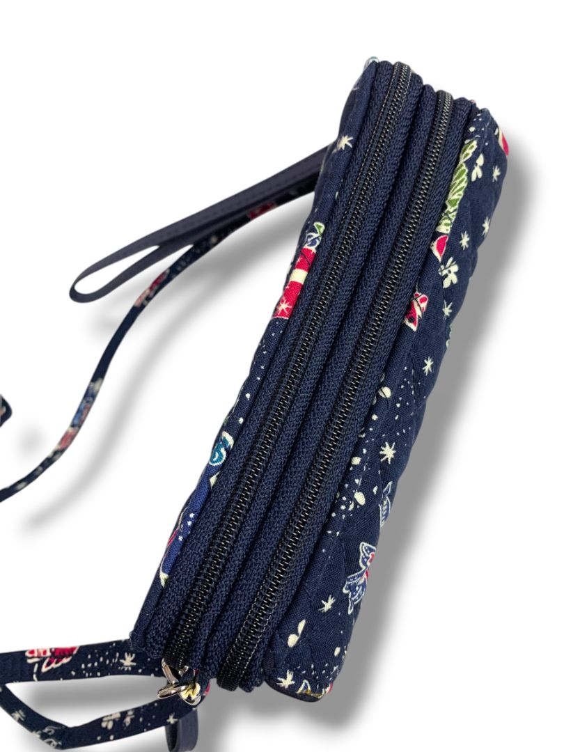 Vera Bradley All in One Crossbody Bag Holiday Owls RFID
