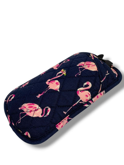 Vera Bradley Flamingo Fiesta Soft Eyeglasses Holder 2 Slip Pockets