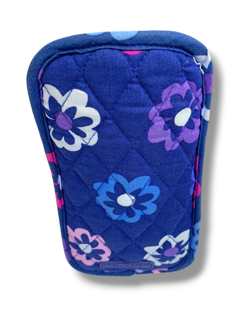Vera Bradley Ellie Flowers Soft Eyeglasses Holder 2 Slip Pockets