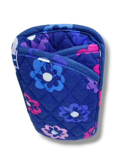 Vera Bradley Ellie Flowers Soft Eyeglasses Holder 2 Slip Pockets