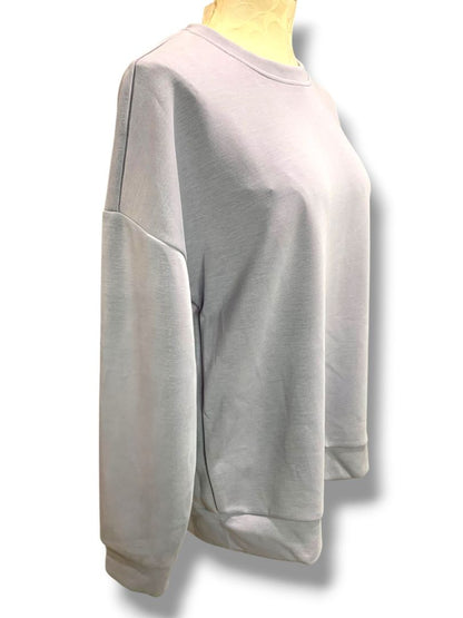 Medium Lazypants Womens Luxe Lavender Pullover Sweatshirt Soft