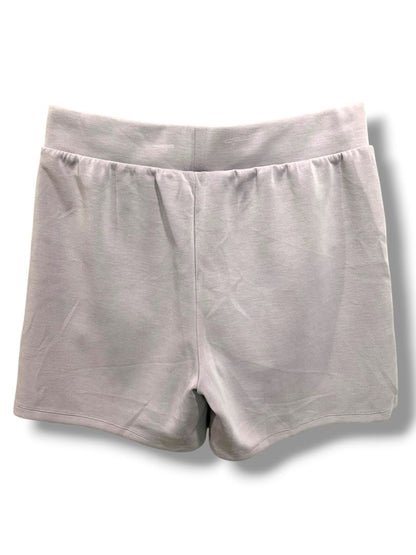 Medium Lazypants Womens Luxe Lounge Shorts Pockets Pull On Lavender