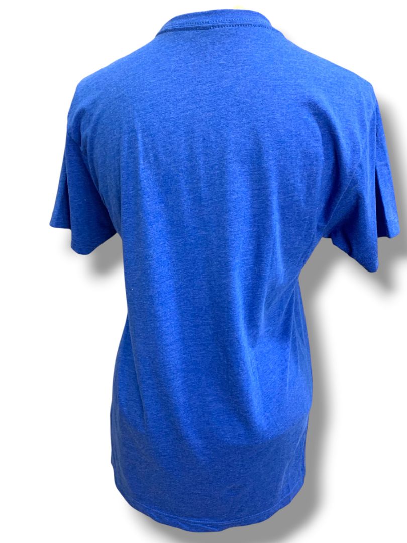 Small KY for KY Womens Tshirt Cat Lady Blue Short Sleeve