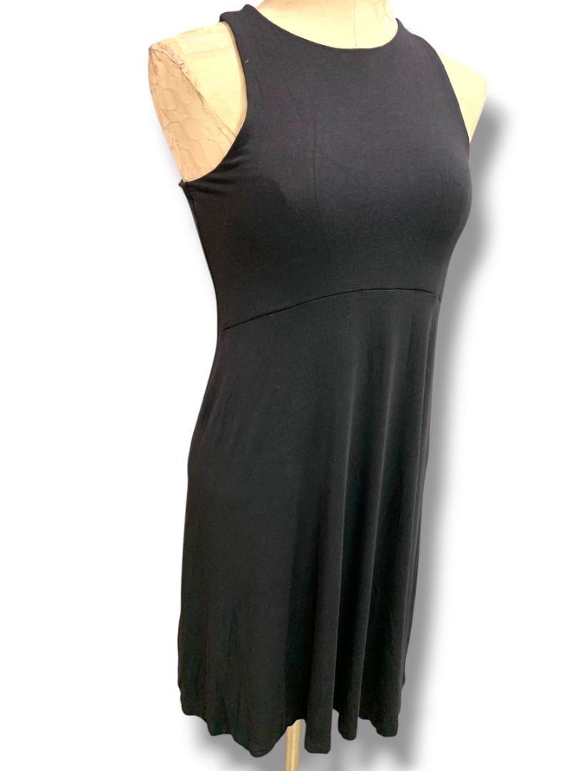 Small Athleta Black  Santorini Thera Lightweight Summer Activewear Dress