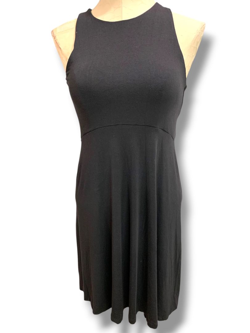 Small Athleta Black  Santorini Thera Lightweight Summer Activewear Dress